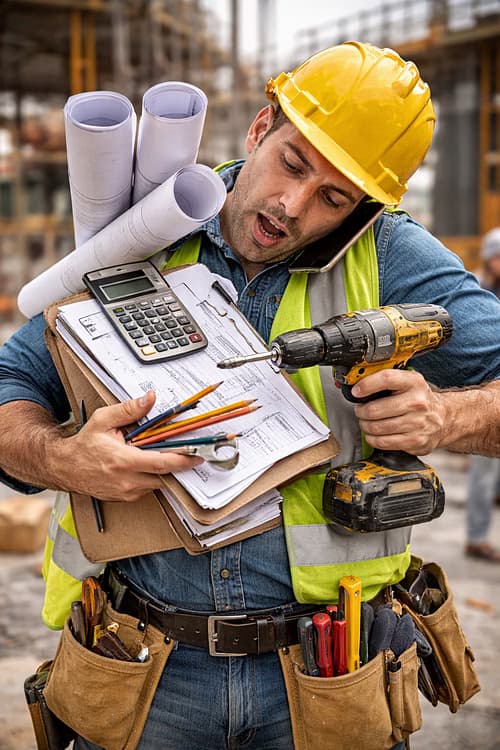 Construction workers using Plavigo